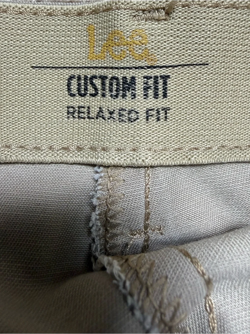 Lee Men's Khaki Chinos in Light Tan